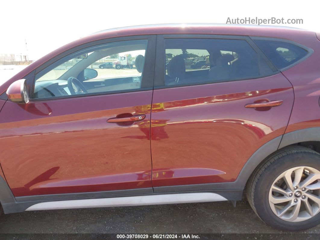 2018 Hyundai Tucson Sel Burgundy vin: KM8J33A41JU624099