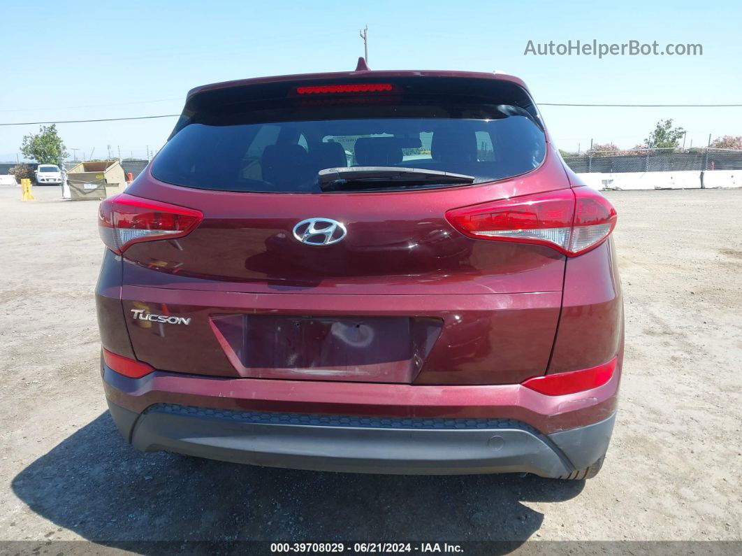 2018 Hyundai Tucson Sel Бордовый vin: KM8J33A41JU624099