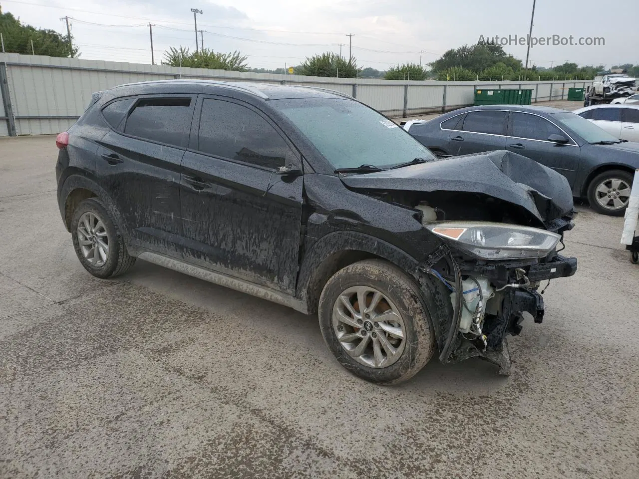 2018 Hyundai Tucson Sel Черный vin: KM8J33A41JU631778