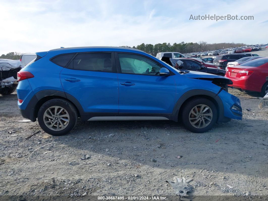 2018 Hyundai Tucson Sel Plus Синий vin: KM8J33A41JU715616