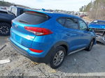 2018 Hyundai Tucson Sel Plus Синий vin: KM8J33A41JU715616