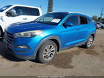 2016 Hyundai Tucson Se Blue vin: KM8J33A42GU105135