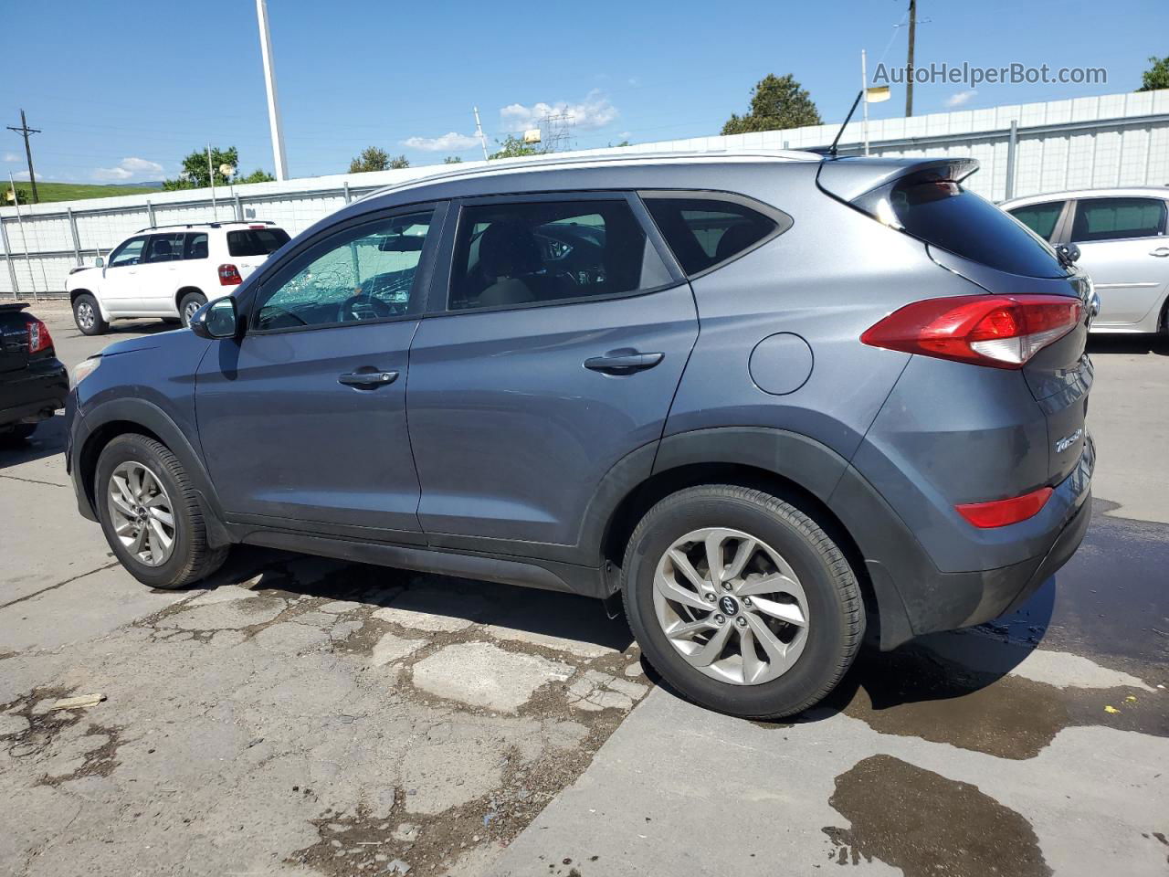 2016 Hyundai Tucson Limited Blue vin: KM8J33A42GU109959