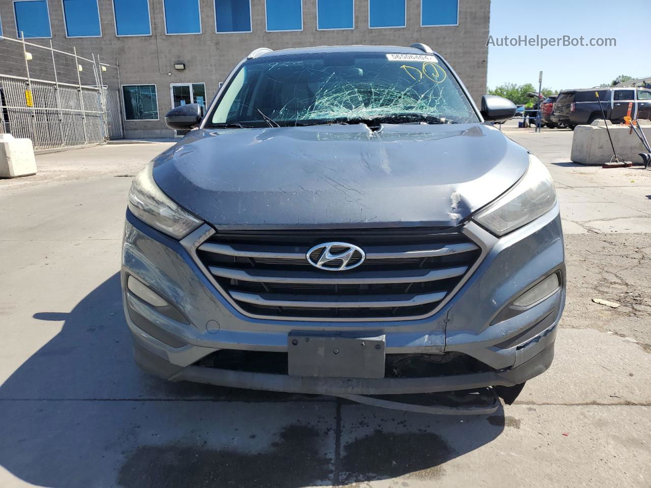 2016 Hyundai Tucson Limited Blue vin: KM8J33A42GU109959