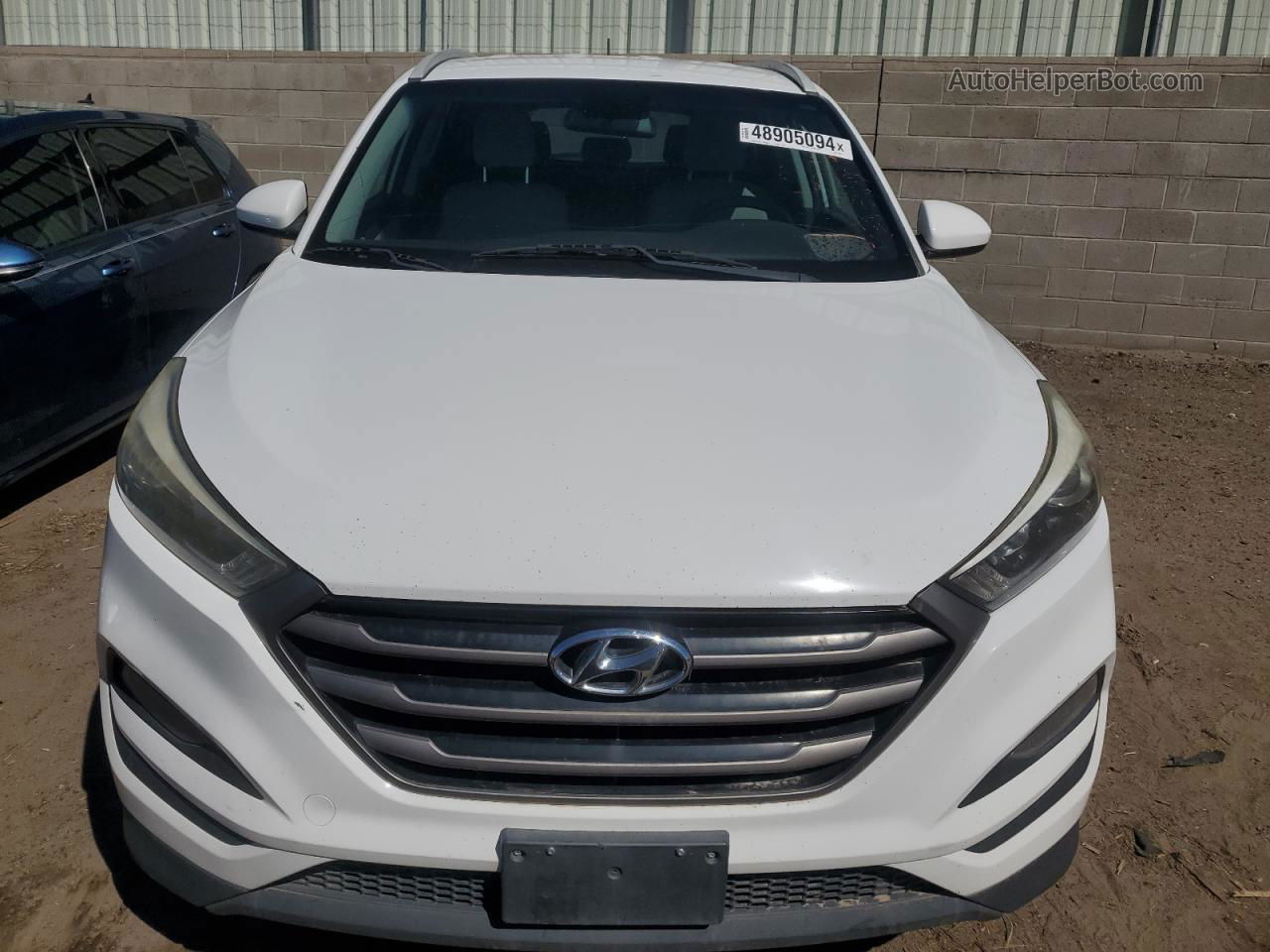 2016 Hyundai Tucson Limited Белый vin: KM8J33A42GU148695