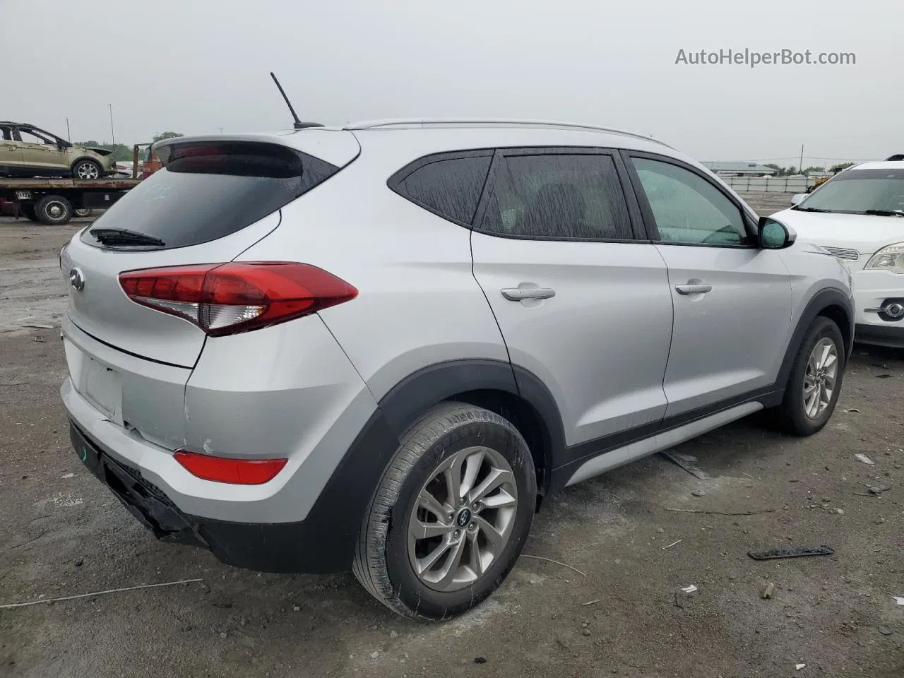 2017 Hyundai Tucson Limited Silver vin: KM8J33A42HU433852