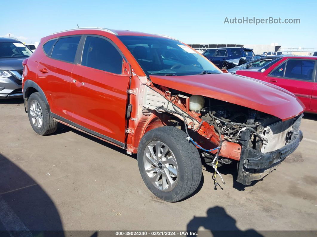 2017 Hyundai Tucson Se Оранжевый vin: KM8J33A42HU487247