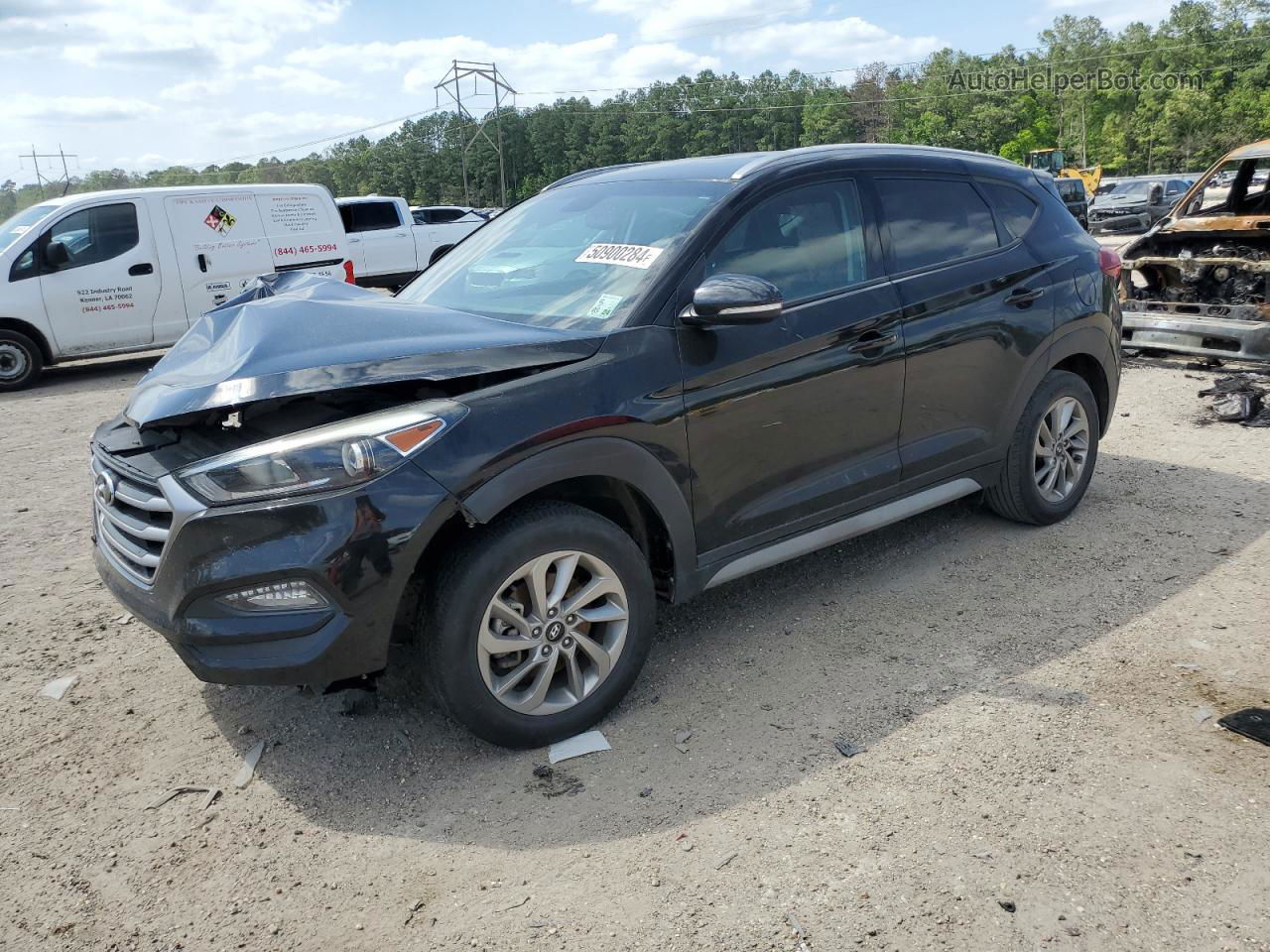 2017 Hyundai Tucson Limited Black vin: KM8J33A42HU524488