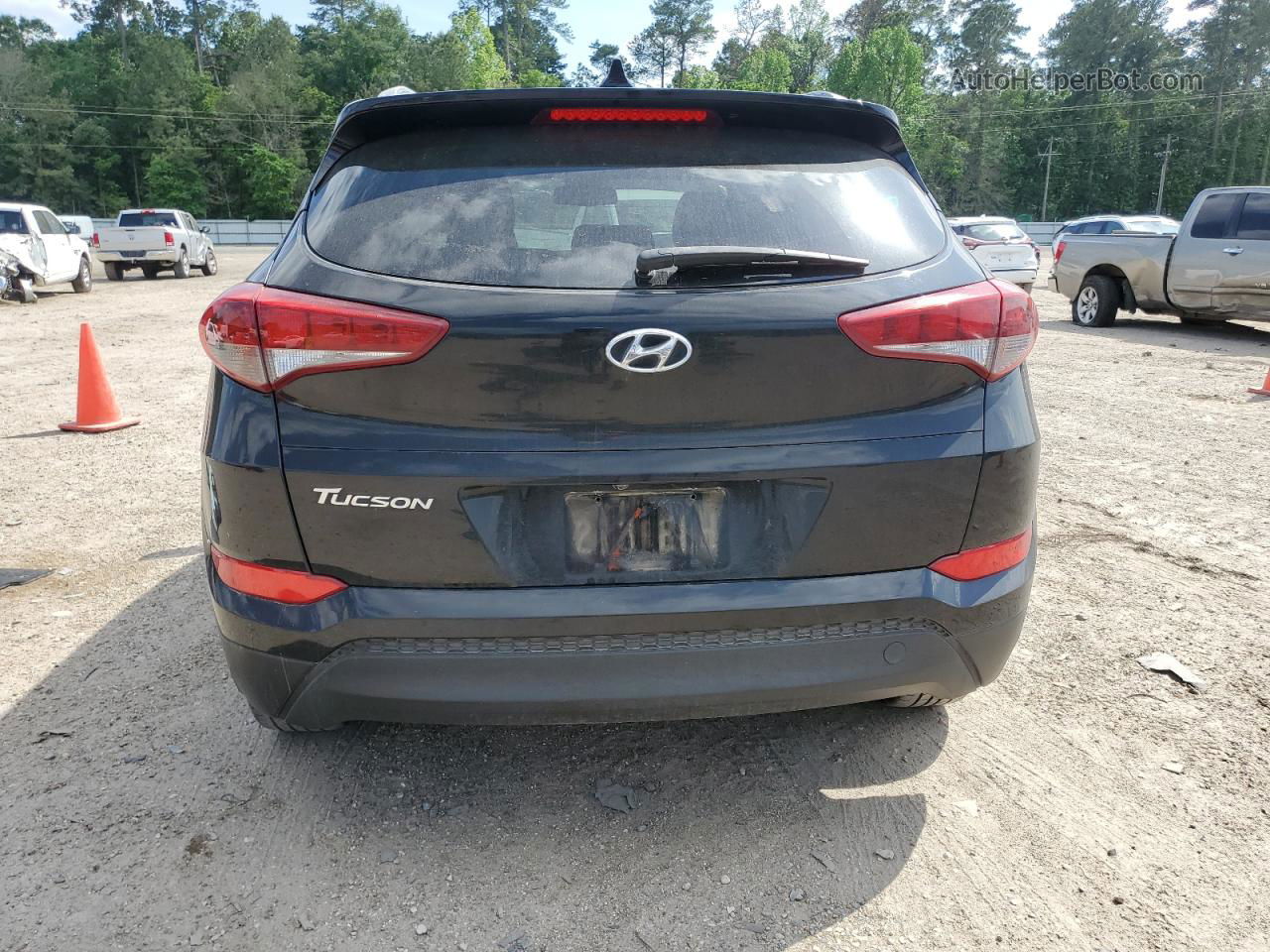 2017 Hyundai Tucson Limited Black vin: KM8J33A42HU524488