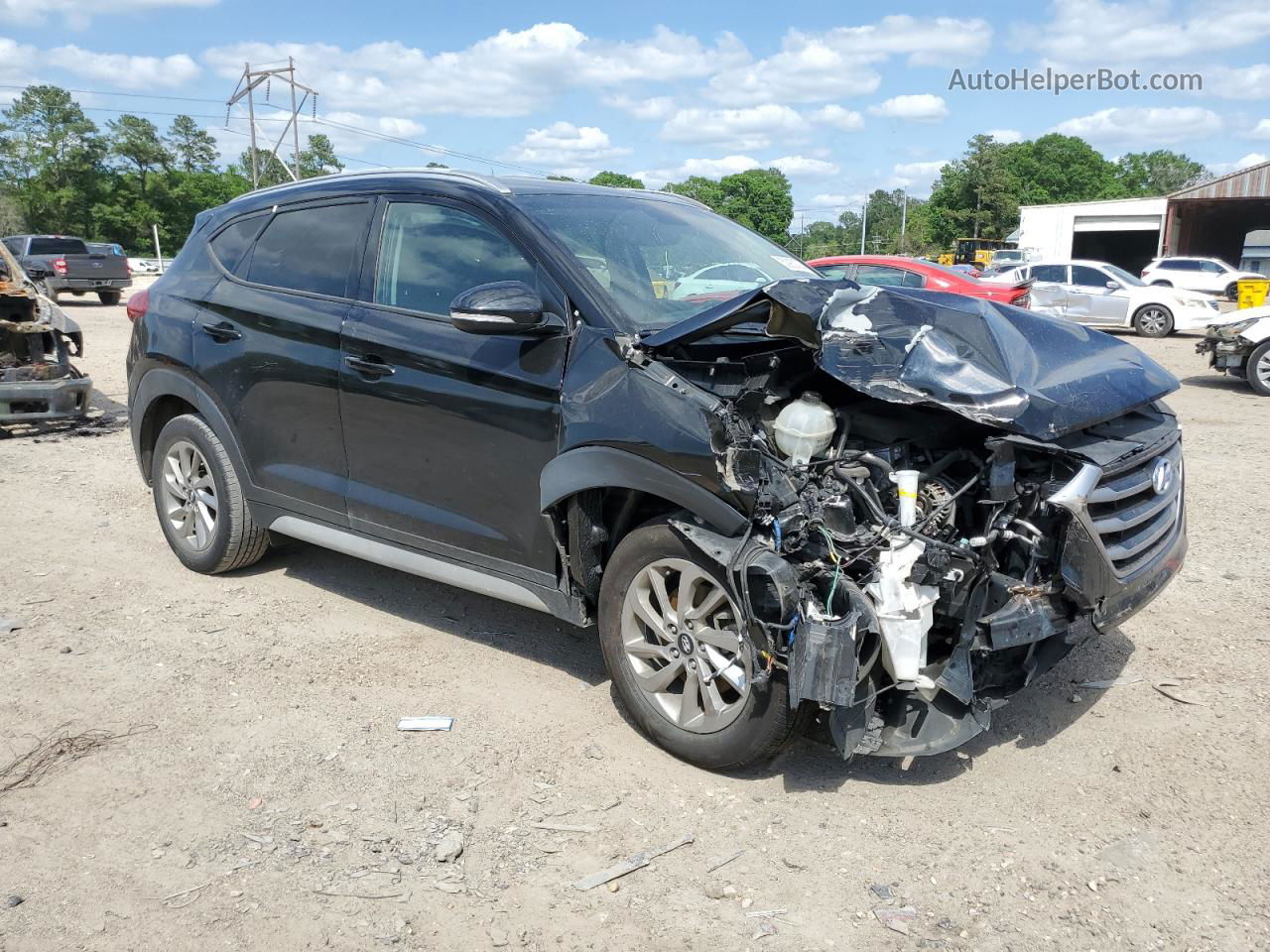 2017 Hyundai Tucson Limited Black vin: KM8J33A42HU524488