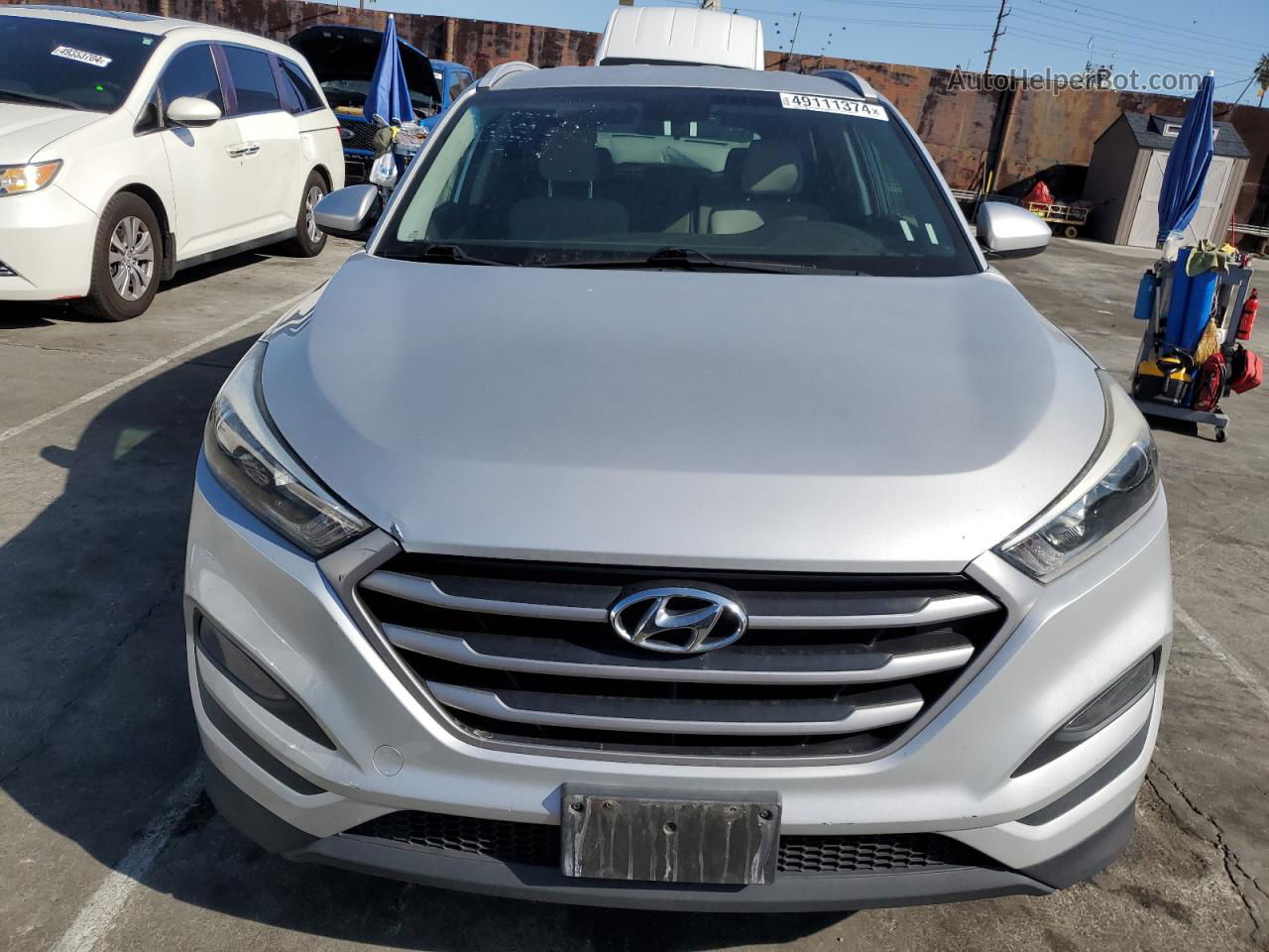 2018 Hyundai Tucson Sel Silver vin: KM8J33A42JU614293