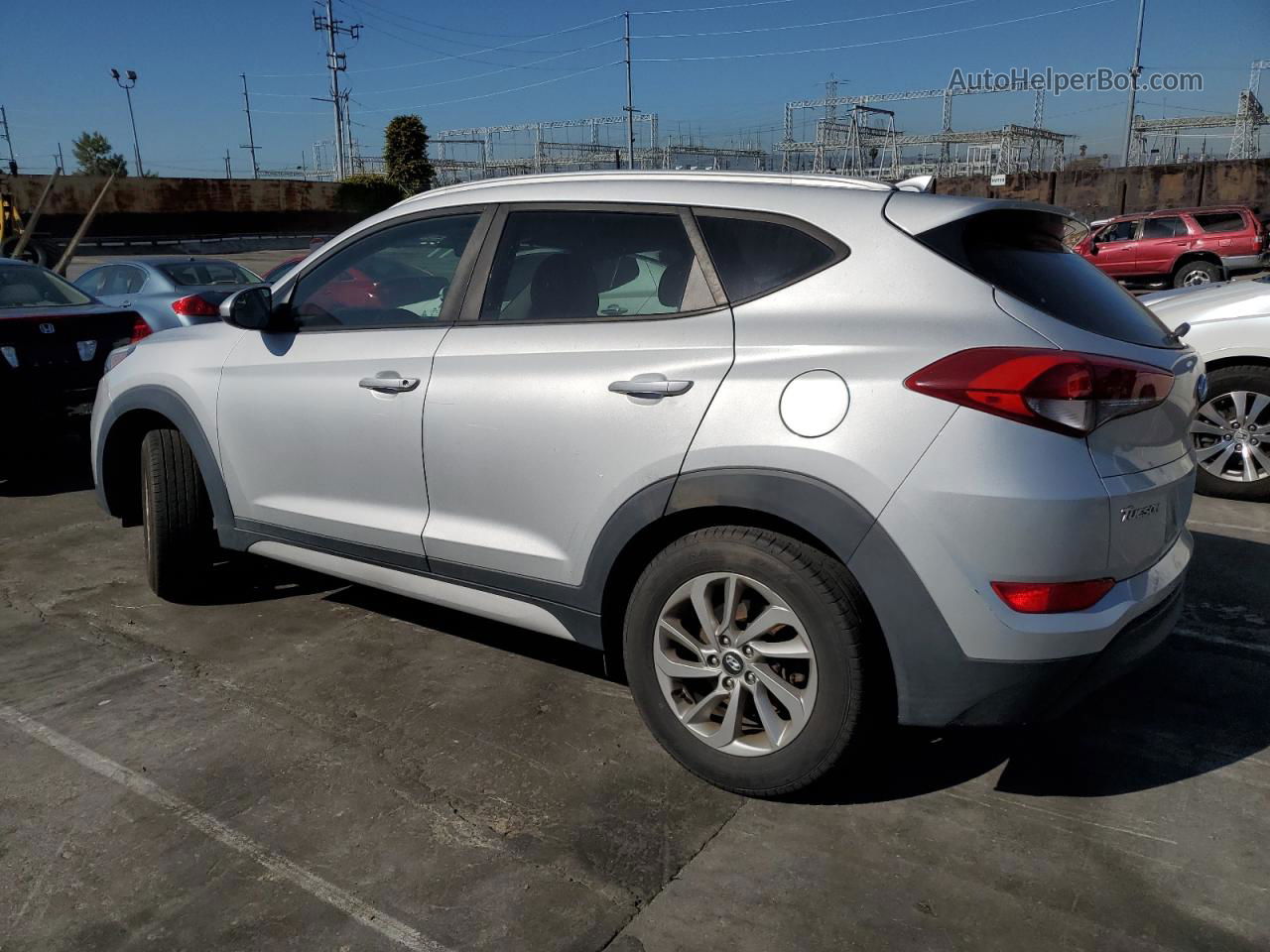 2018 Hyundai Tucson Sel Silver vin: KM8J33A42JU614293