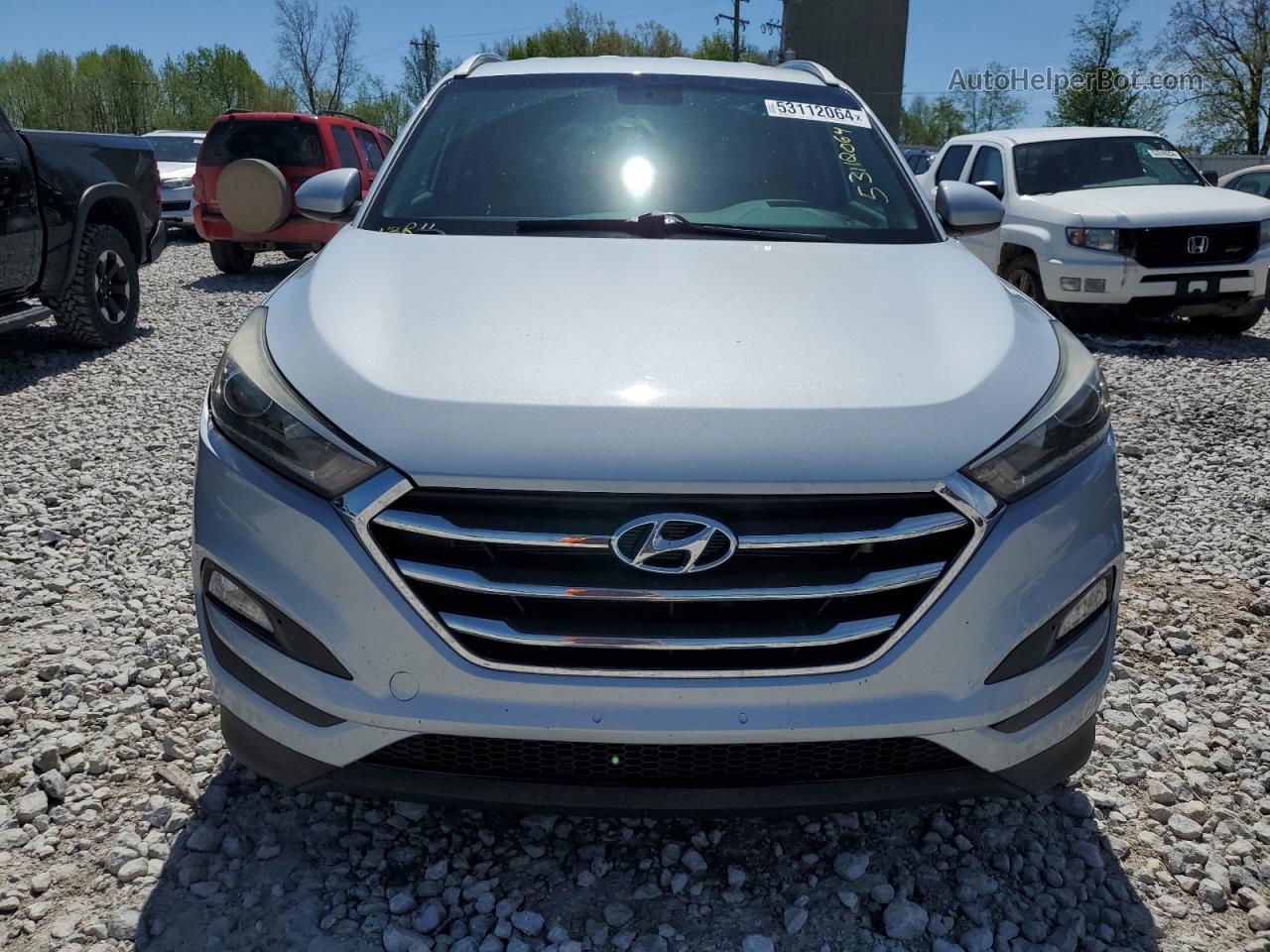 2018 Hyundai Tucson Sel Silver vin: KM8J33A42JU678110