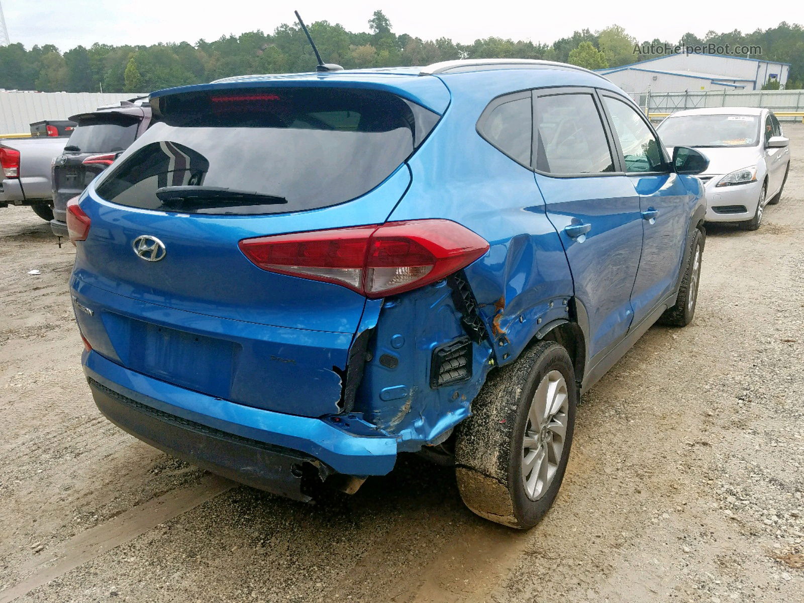 2016 Hyundai Tucson Limited Blue vin: KM8J33A43GU103684