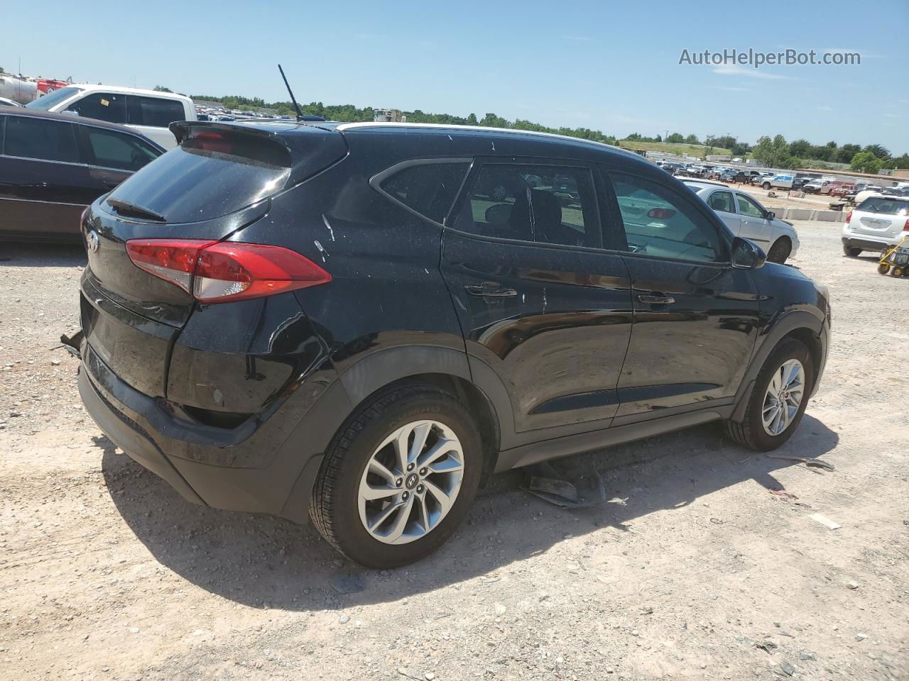 2016 Hyundai Tucson Limited Черный vin: KM8J33A43GU224098