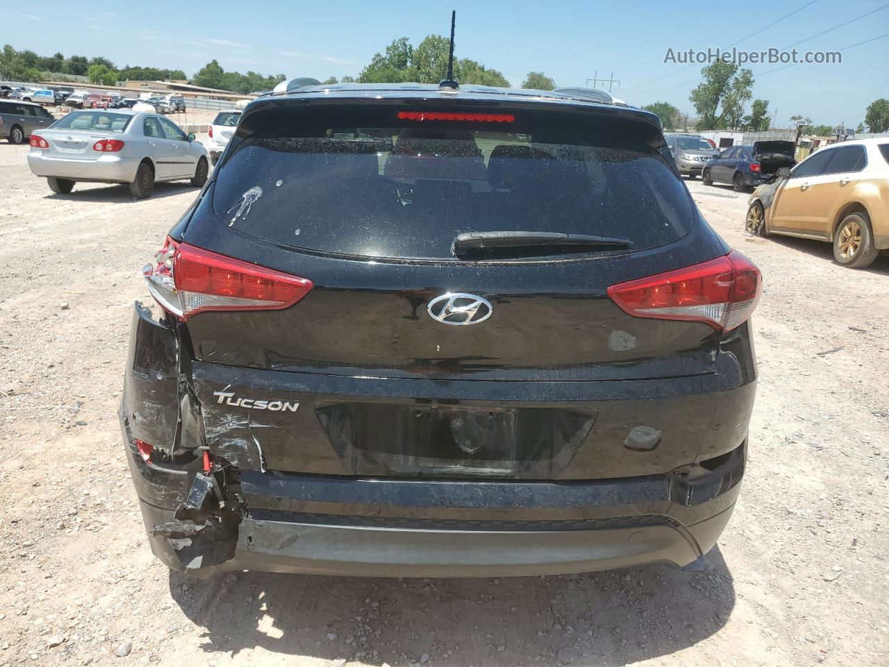 2016 Hyundai Tucson Limited Black vin: KM8J33A43GU224098