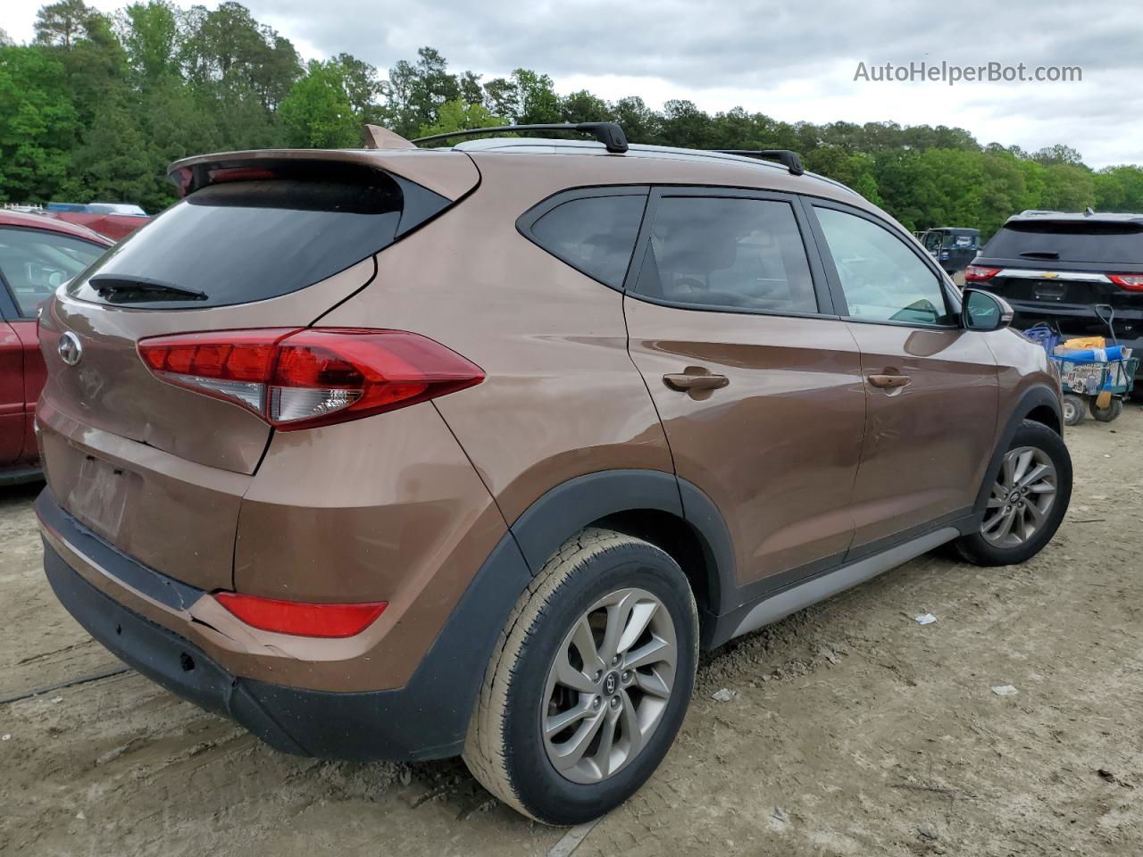 2017 Hyundai Tucson Limited Tan vin: KM8J33A43HU422410