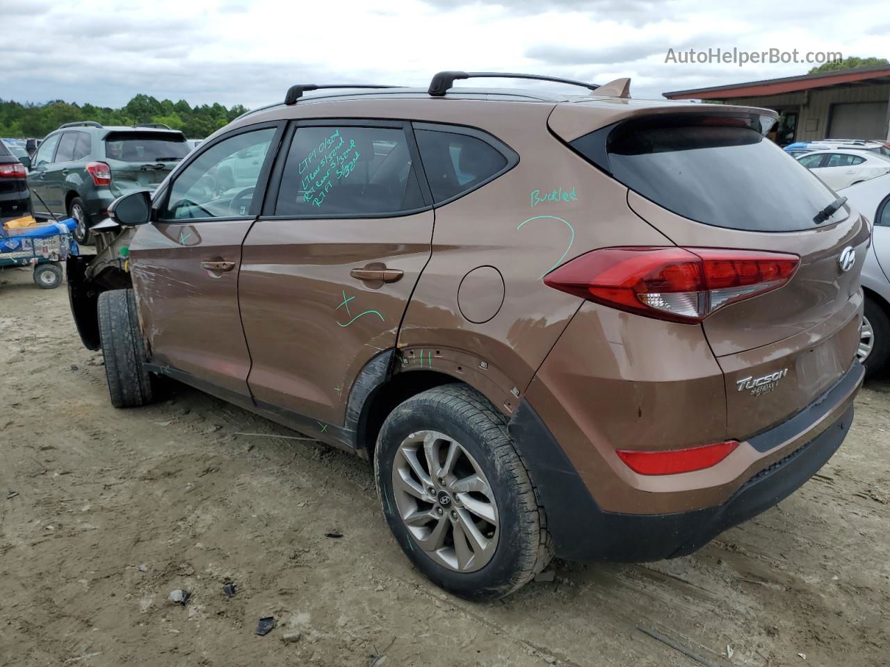 2017 Hyundai Tucson Limited Tan vin: KM8J33A43HU422410