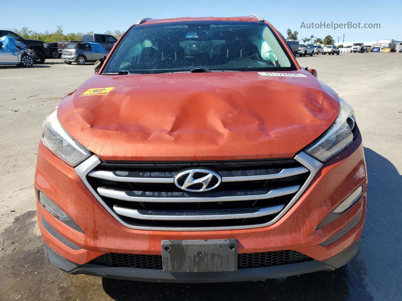 2018 Hyundai Tucson Sel Orange vin: KM8J33A43JU605280