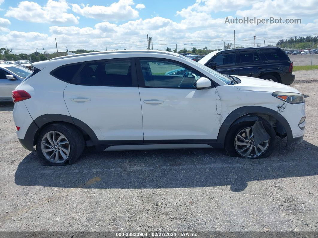 2018 Hyundai Tucson Sel White vin: KM8J33A43JU627280