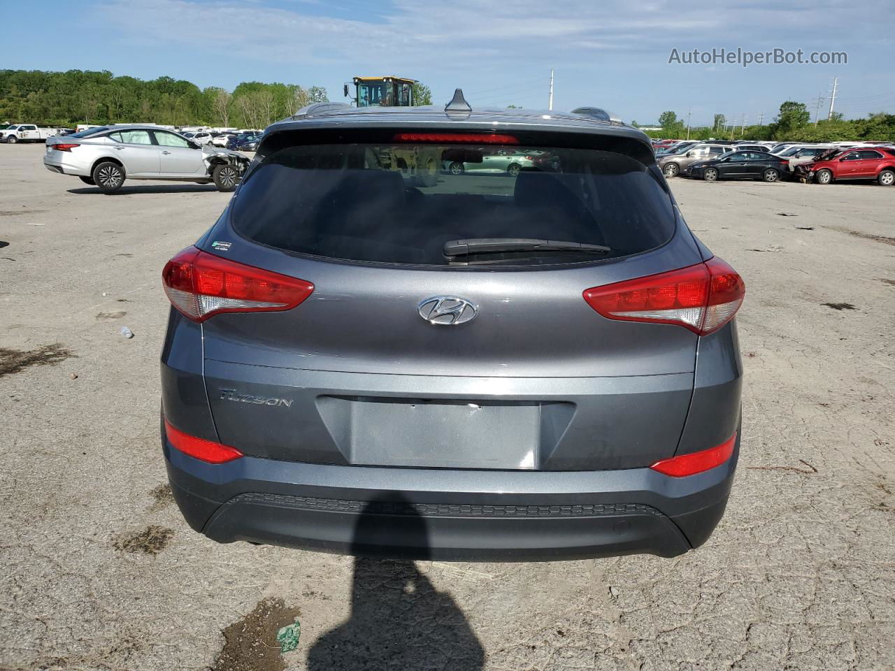 2018 Hyundai Tucson Sel Серебряный vin: KM8J33A43JU641261