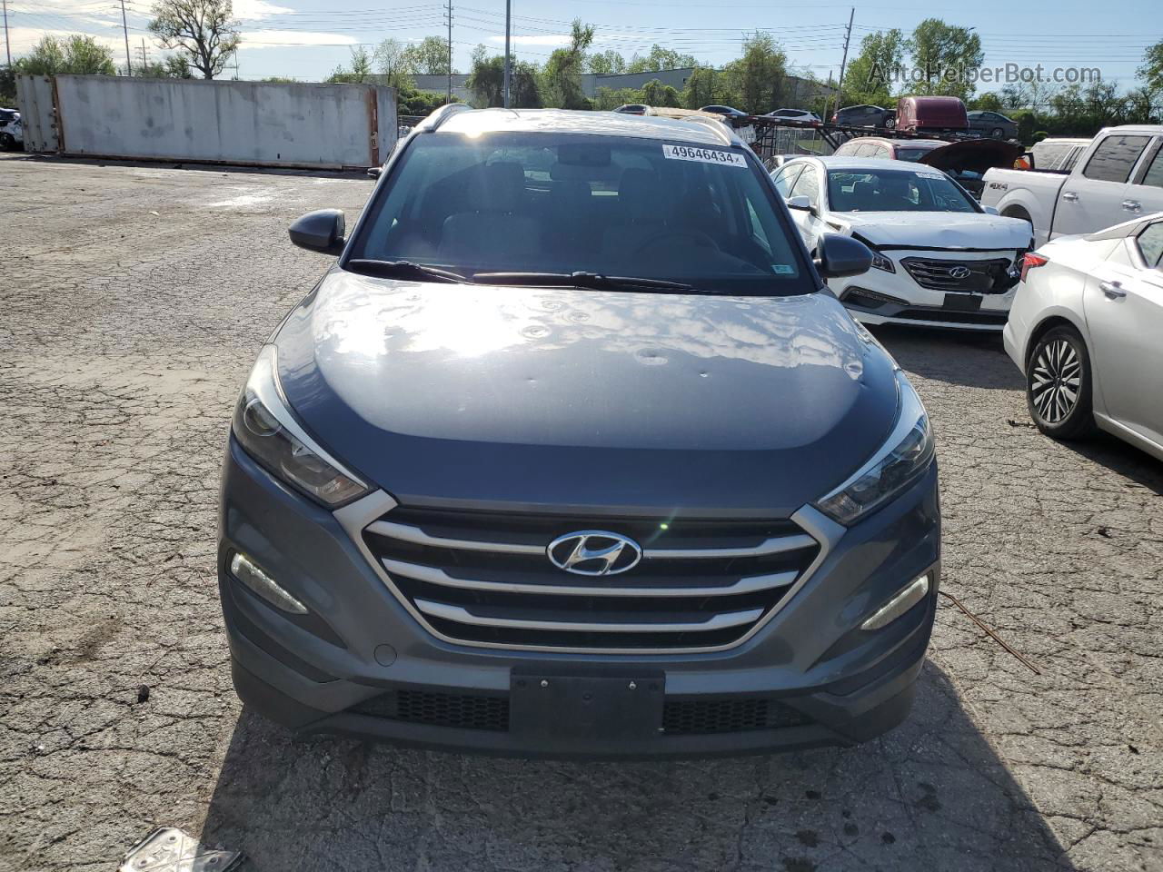 2018 Hyundai Tucson Sel Silver vin: KM8J33A43JU641261