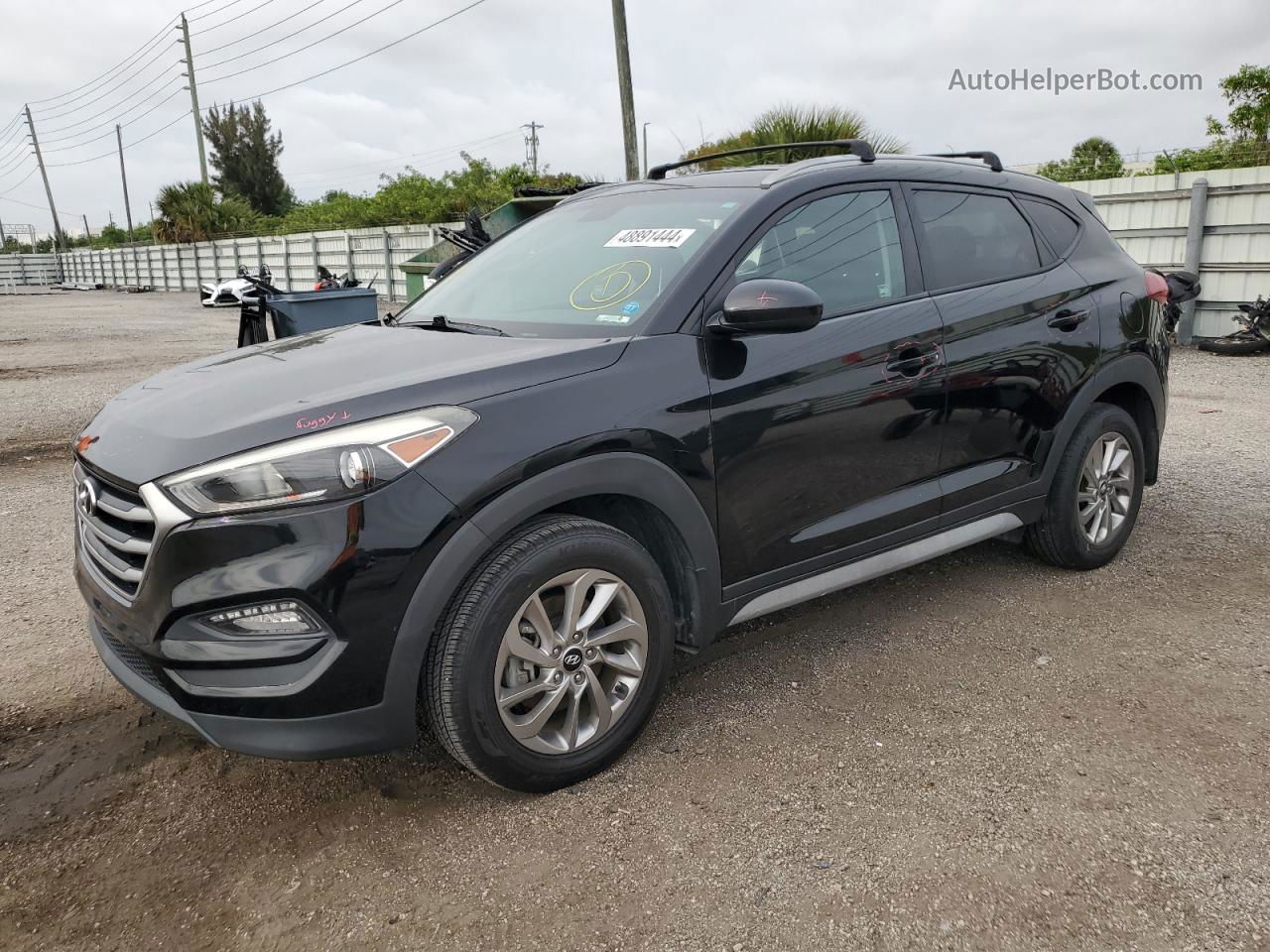 2018 Hyundai Tucson Sel Black vin: KM8J33A43JU752814