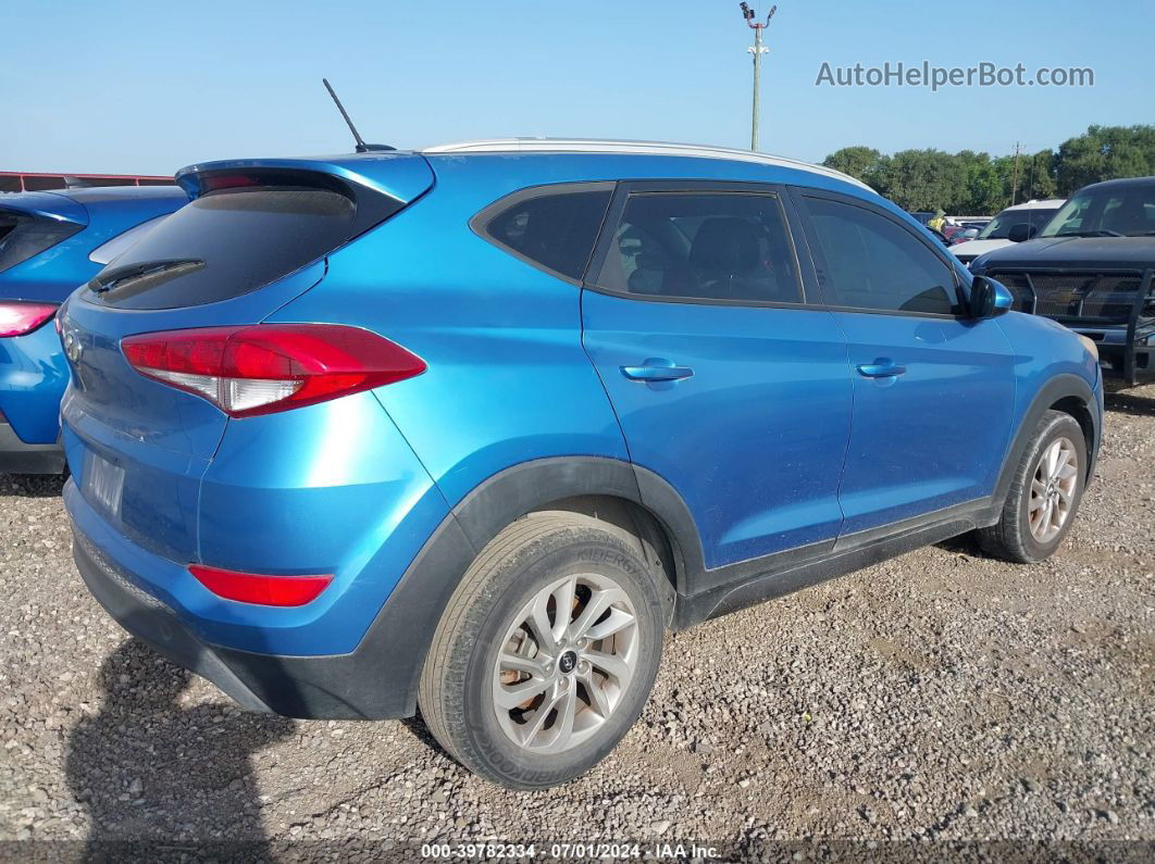 2016 Hyundai Tucson Se Light Blue vin: KM8J33A44GU109445