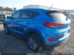 2016 Hyundai Tucson Se Light Blue vin: KM8J33A44GU109445