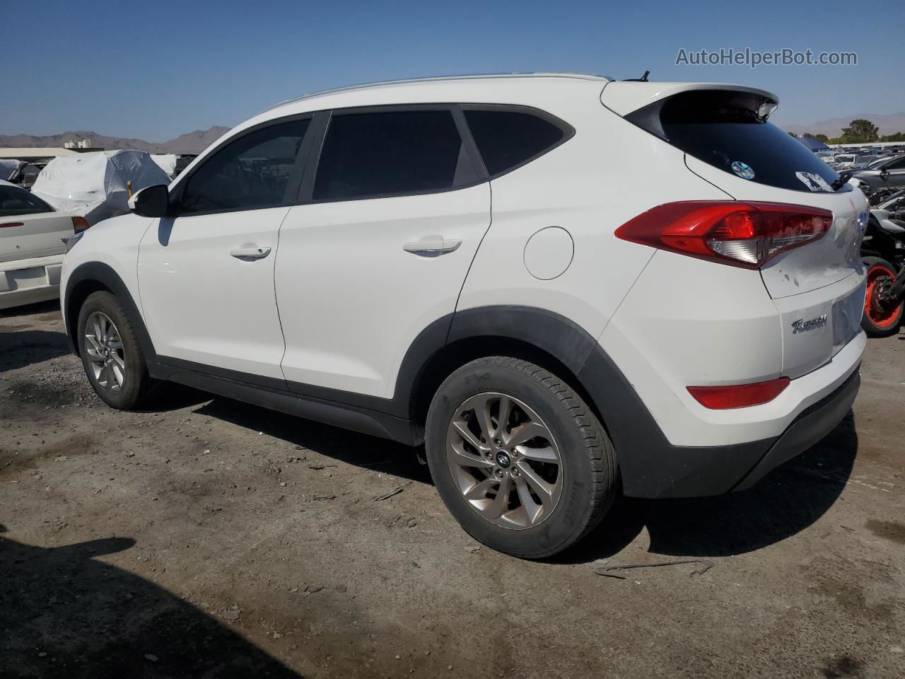 2016 Hyundai Tucson Limited White vin: KM8J33A44GU174134