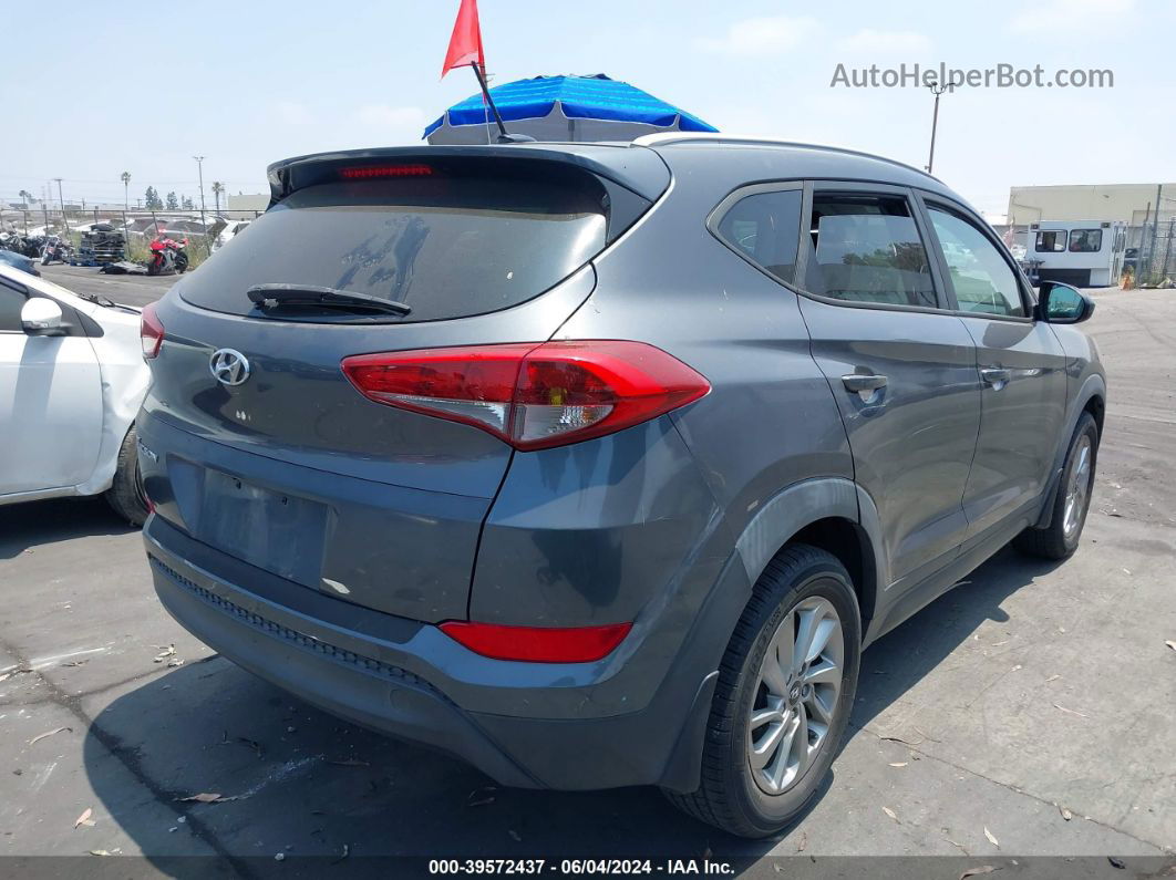 2016 Hyundai Tucson Se Gray vin: KM8J33A44GU202157