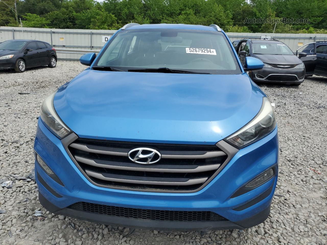 2016 Hyundai Tucson Limited Blue vin: KM8J33A44GU213997