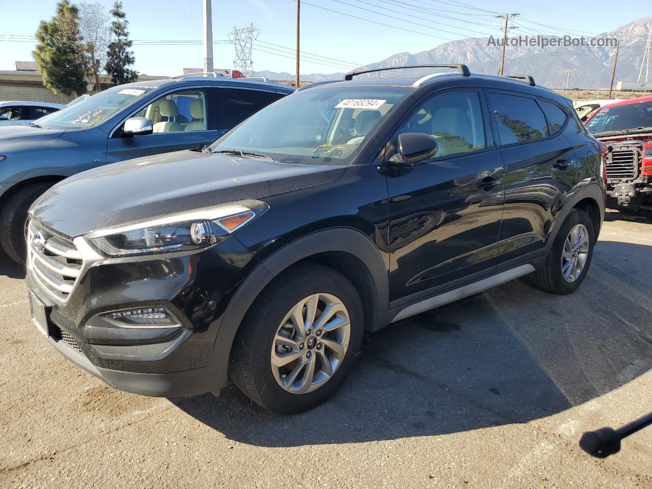 2017 Hyundai Tucson Limited Black vin: KM8J33A44HU373511