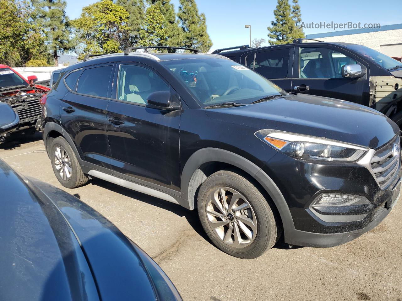 2017 Hyundai Tucson Limited Black vin: KM8J33A44HU373511