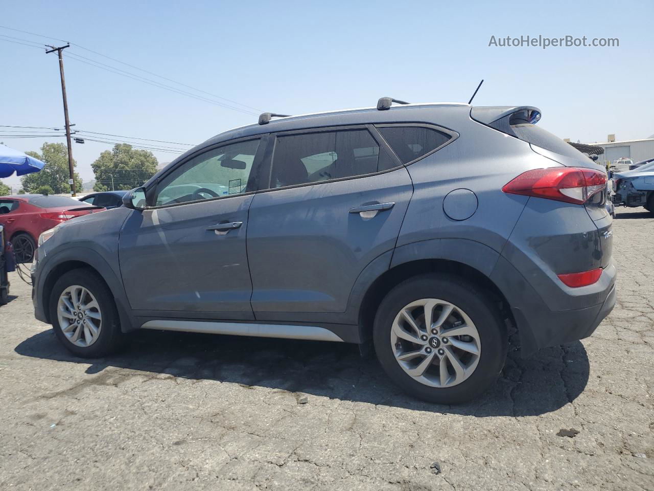 2017 Hyundai Tucson Limited Угольный vin: KM8J33A44HU389885