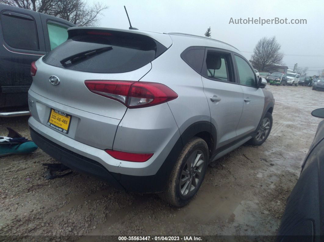 2017 Hyundai Tucson Se Silver vin: KM8J33A44HU422948