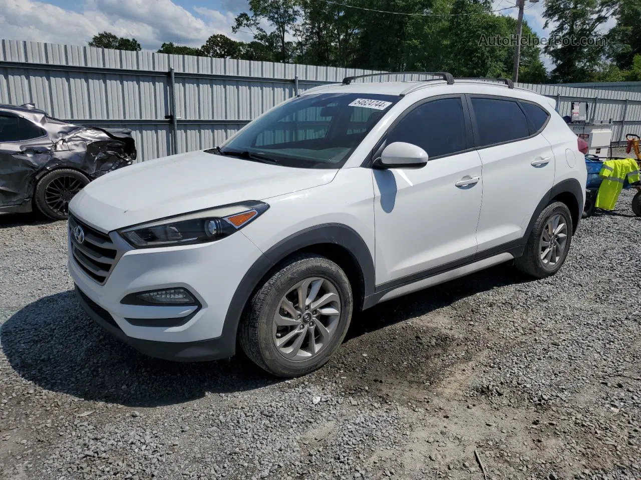 2017 Hyundai Tucson Limited Белый vin: KM8J33A44HU459028