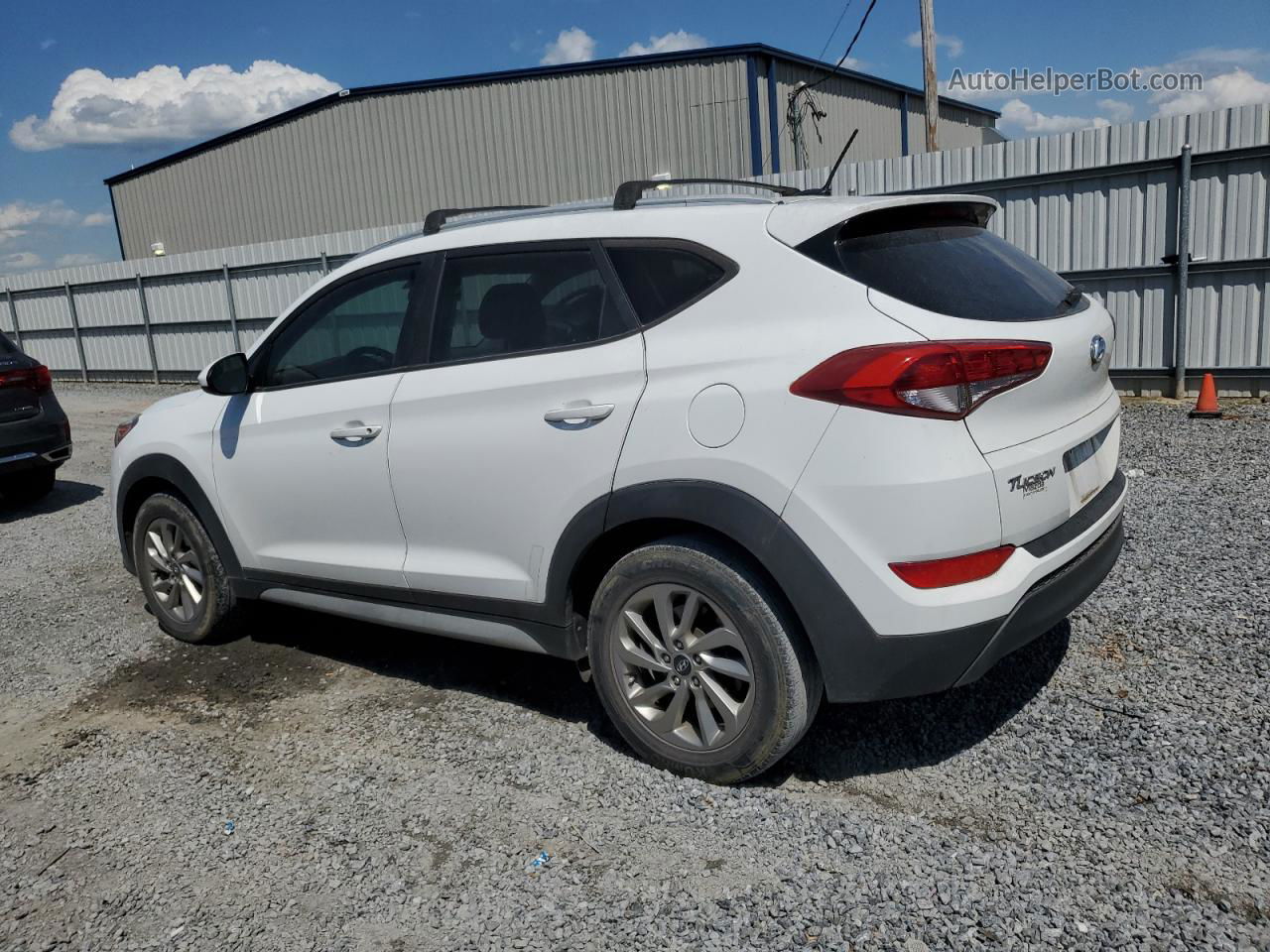 2017 Hyundai Tucson Limited White vin: KM8J33A44HU459028