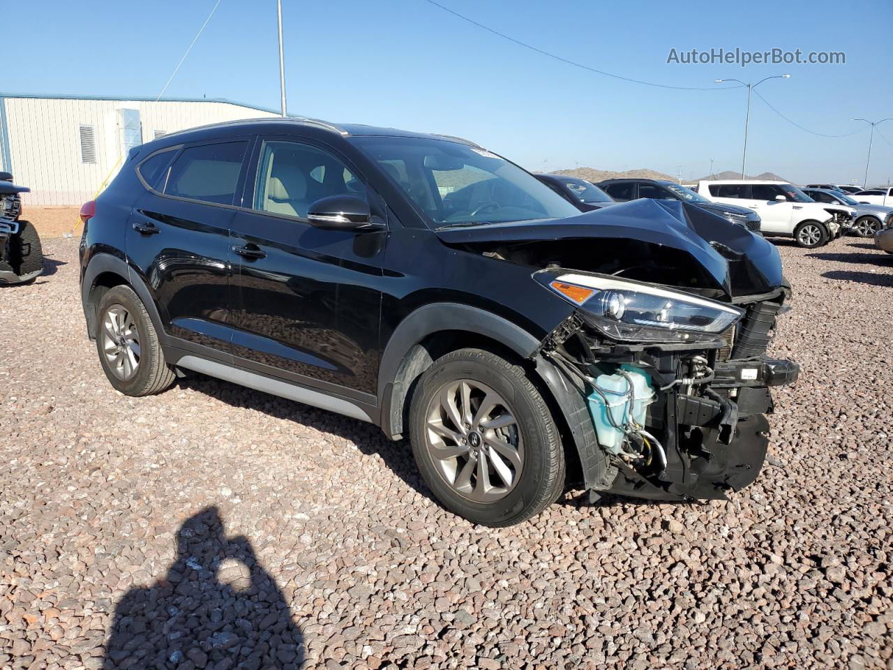 2017 Hyundai Tucson Limited Black vin: KM8J33A44HU524895