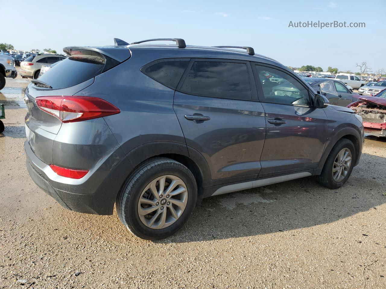 2017 Hyundai Tucson Limited Gray vin: KM8J33A44HU533970