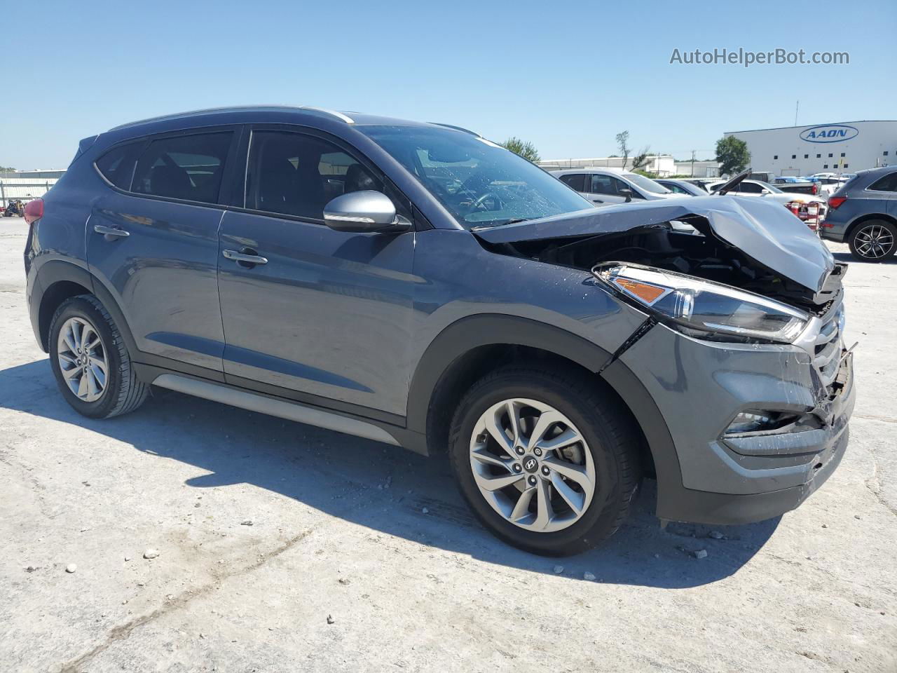 2017 Hyundai Tucson Limited Charcoal vin: KM8J33A44HU540885