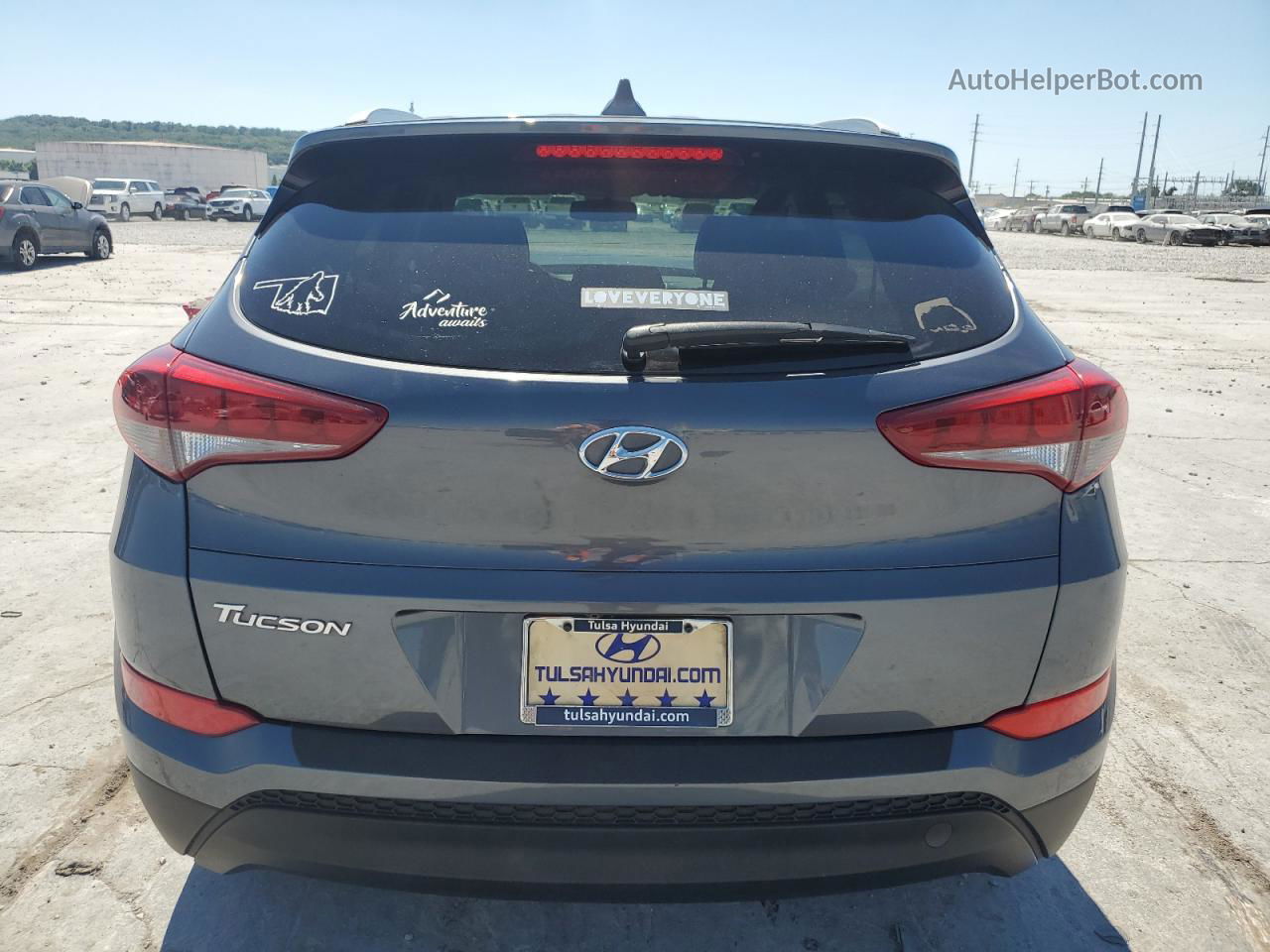 2017 Hyundai Tucson Limited Charcoal vin: KM8J33A44HU540885