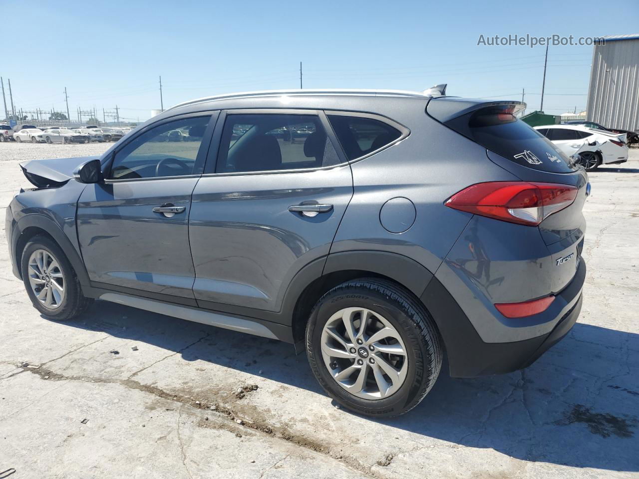 2017 Hyundai Tucson Limited Угольный vin: KM8J33A44HU540885