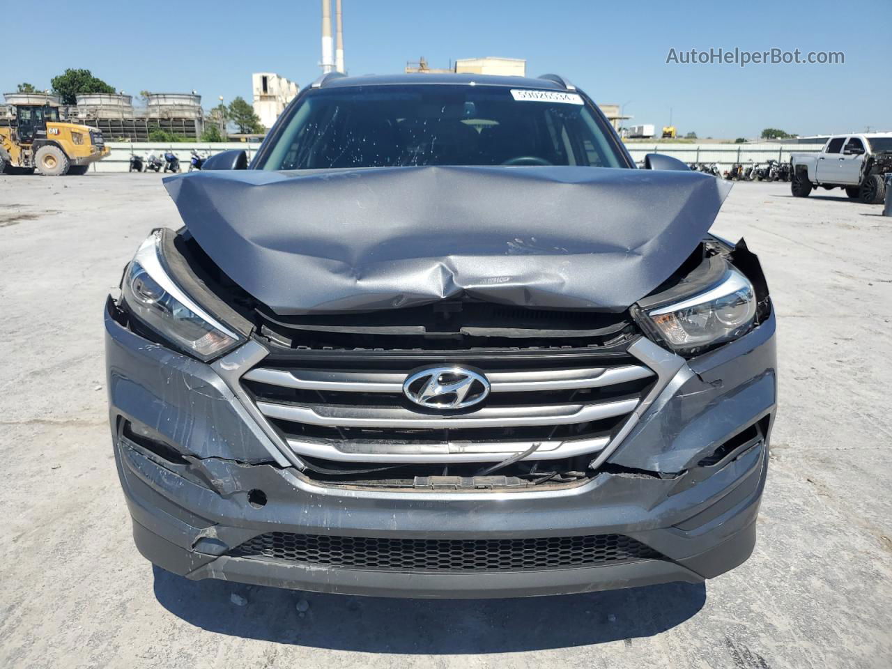 2017 Hyundai Tucson Limited Угольный vin: KM8J33A44HU540885