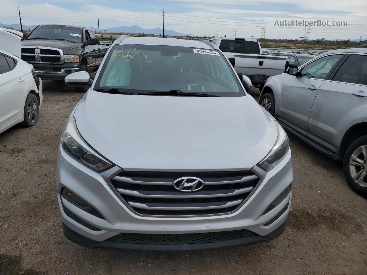 2018 Hyundai Tucson Sel Silver vin: KM8J33A44JU712645