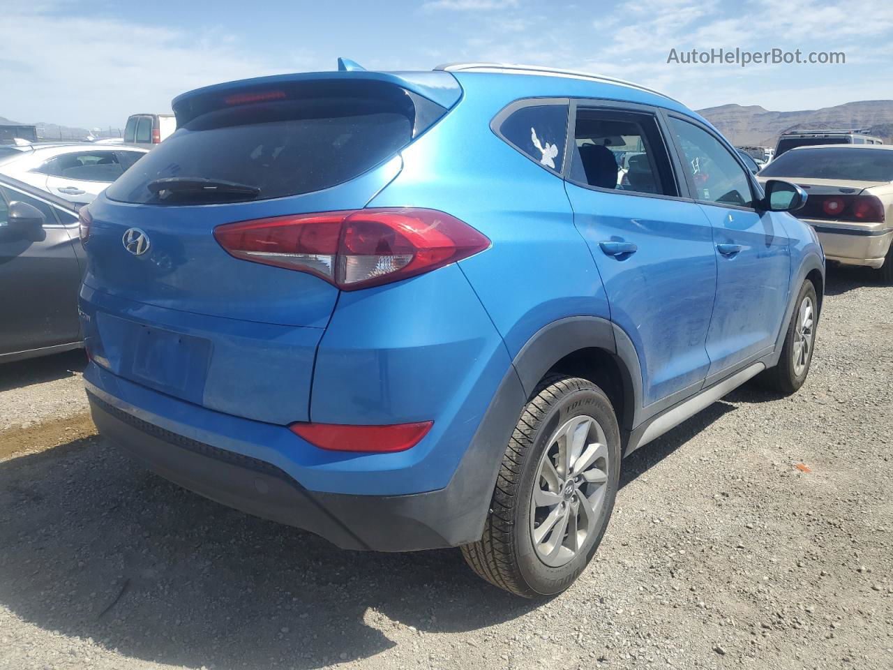 2018 Hyundai Tucson Sel Blue vin: KM8J33A44JU724200