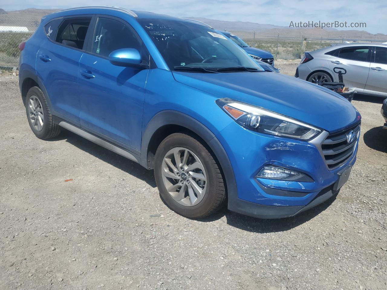 2018 Hyundai Tucson Sel Blue vin: KM8J33A44JU724200