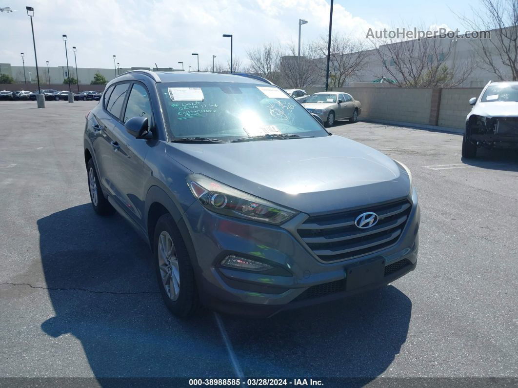 2016 Hyundai Tucson Se Серый vin: KM8J33A45GU092655