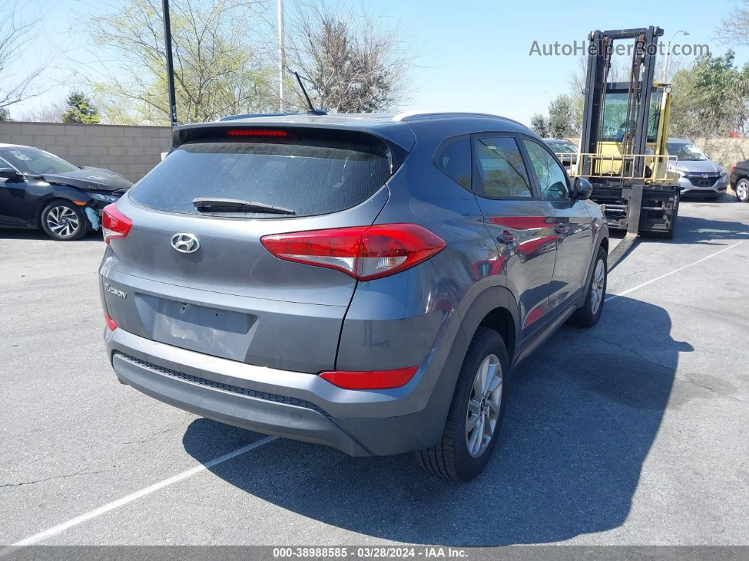 2016 Hyundai Tucson Se Gray vin: KM8J33A45GU092655