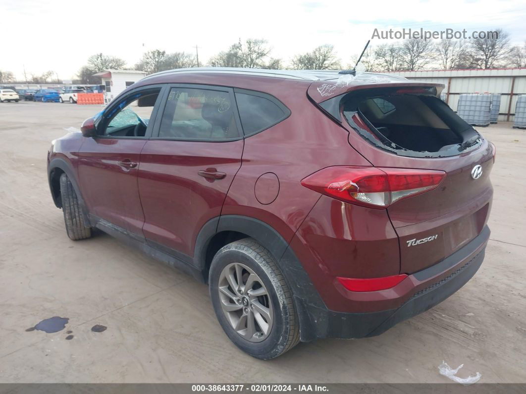 2016 Hyundai Tucson Se Темно-бордовый vin: KM8J33A45GU108837